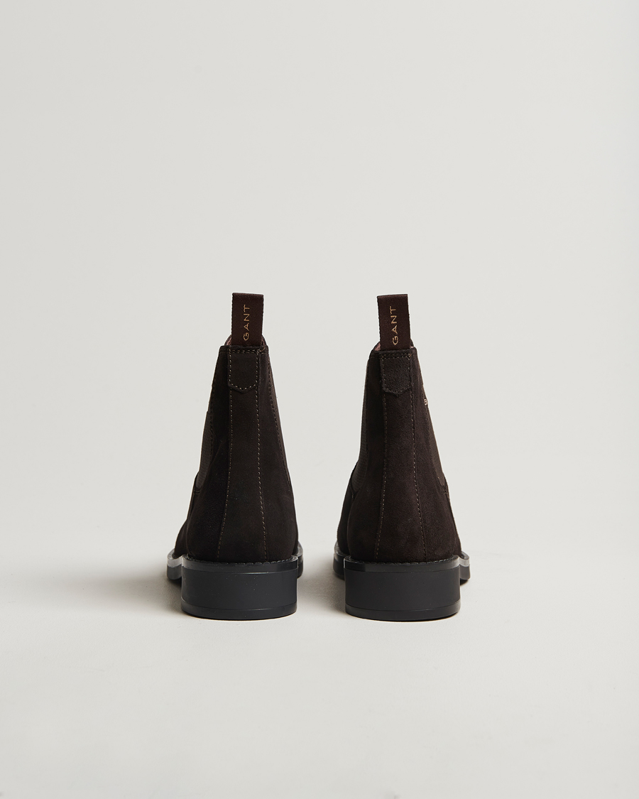 Herre | GANT Prepdale Suede Chelsea Boot Espresso Brown | GANT | Prepdale Suede Chelsea Boot Espresso Brown