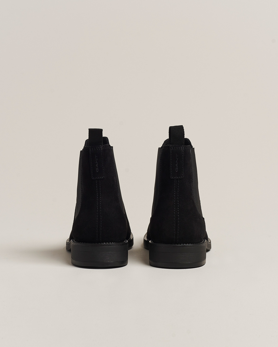 Herre | GANT Rizmood Suede Chelsea Boot Black | GANT | Rizmood Suede Chelsea Boot Black