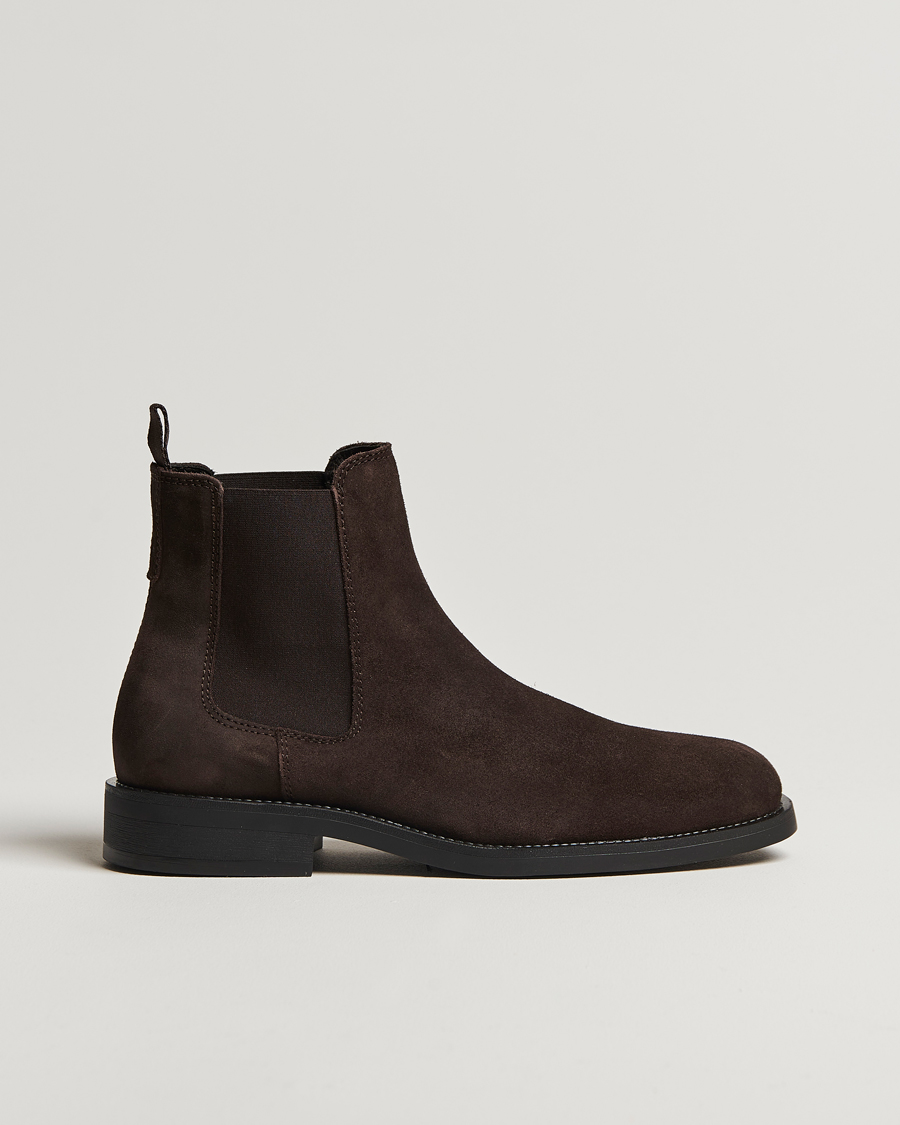 Herre | GANT Rizmood Suede Chelsea Boot Dark Brown | GANT | Rizmood Suede Chelsea Boot Dark Brown