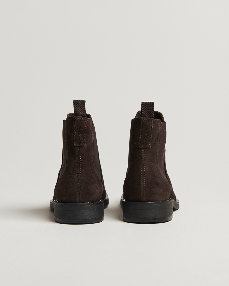 Herre | GANT Rizmood Suede Chelsea Boot Dark Brown | GANT | Rizmood Suede Chelsea Boot Dark Brown