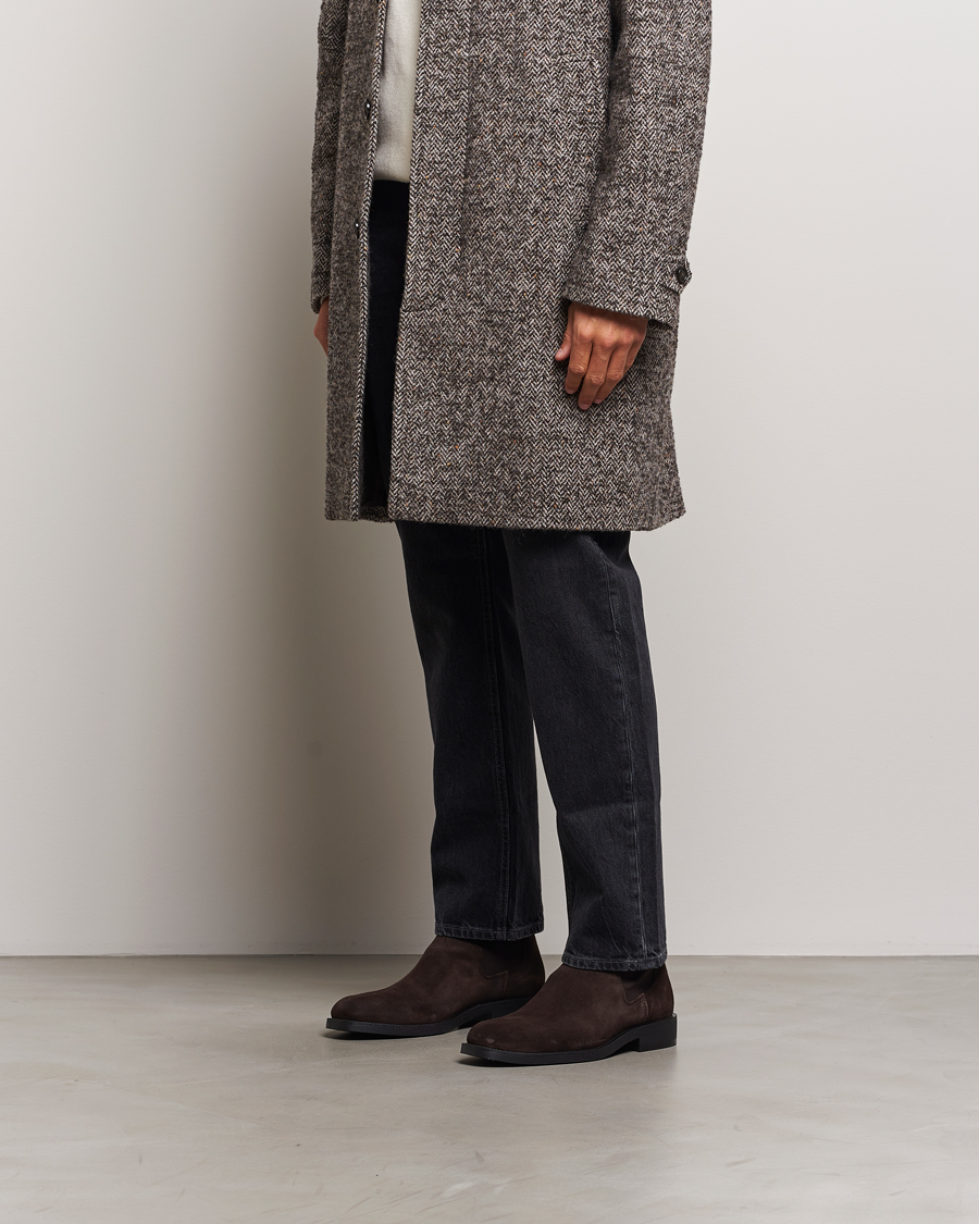 Herre | GANT Rizmood Suede Chelsea Boot Dark Brown | GANT | Rizmood Suede Chelsea Boot Dark Brown