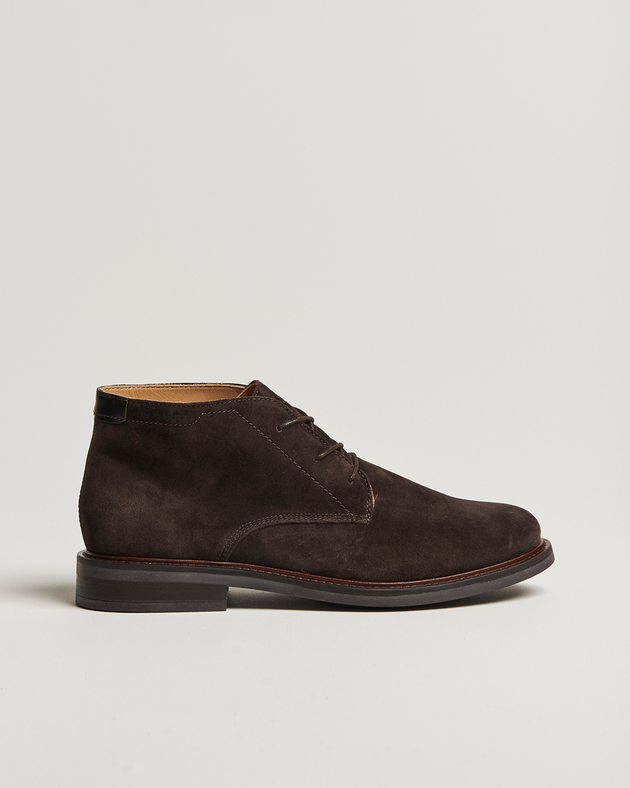 Herre | GANT St Fairkon Chukka Suede Boot Espresso Brown | GANT | St Fairkon Chukka Suede Boot Espresso Brown