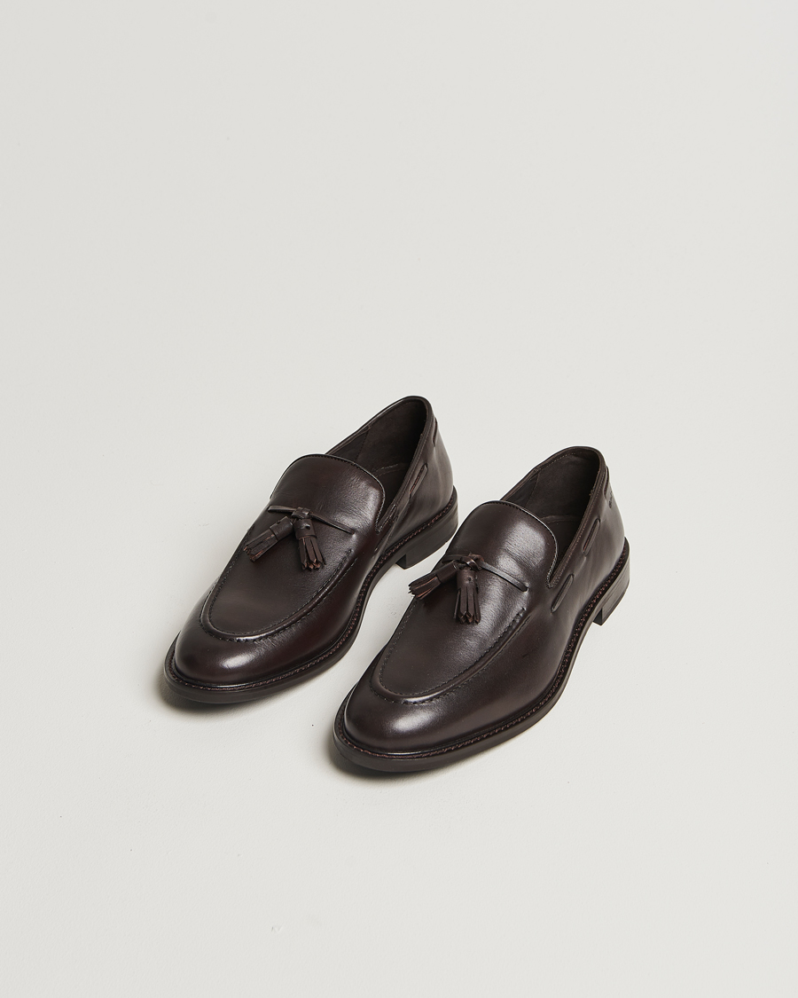 Herre | GANT Lozham Leather Tassle Loafer Dark Brown | GANT | Lozham Leather Tassle Loafer Dark Brown