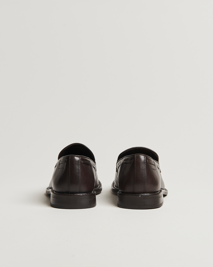 Herre | GANT Lozham Leather Tassle Loafer Dark Brown | GANT | Lozham Leather Tassle Loafer Dark Brown