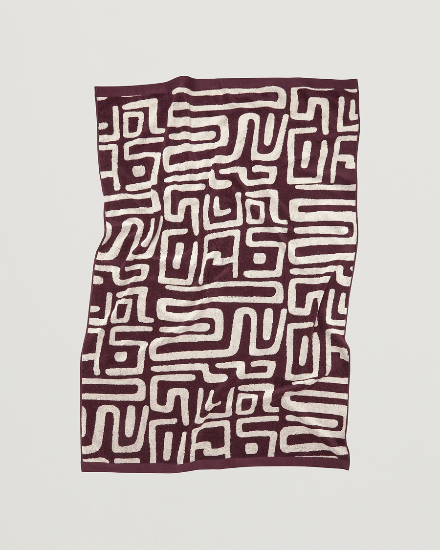 Herre | Badebukser | OAS | Kalahara Towel Brown/Beige