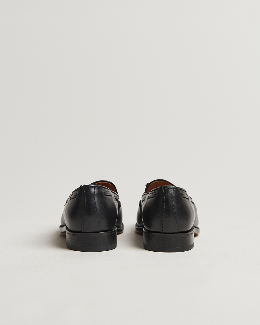 Herre | Sanders Finschley Calf Tassel Loafer Black | Sanders | Finschley Calf Tassel Loafer Black