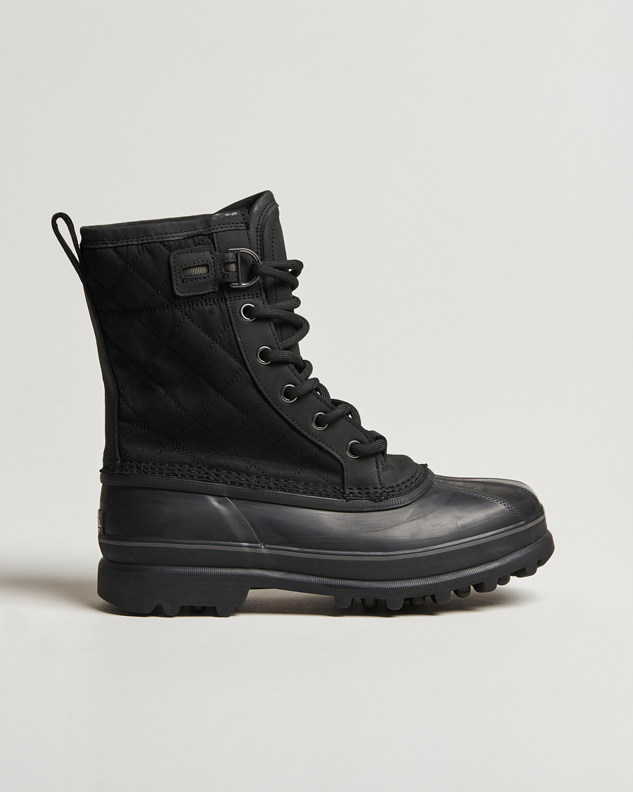 Herre | Sorel Caribou Royal WP Canvas Boots Black | Sorel | Caribou Royal WP Canvas Boots Black