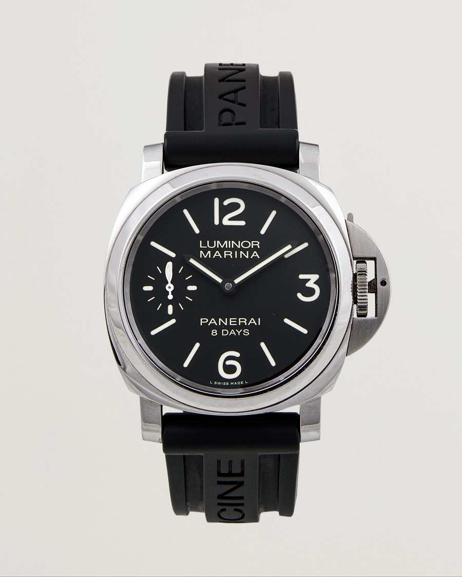 Herre | Panerai Pre-Owned Luminor Marina 8 Days 00510 Silver | Panerai Pre-Owned | Luminor Marina 8 Days 00510 Silver