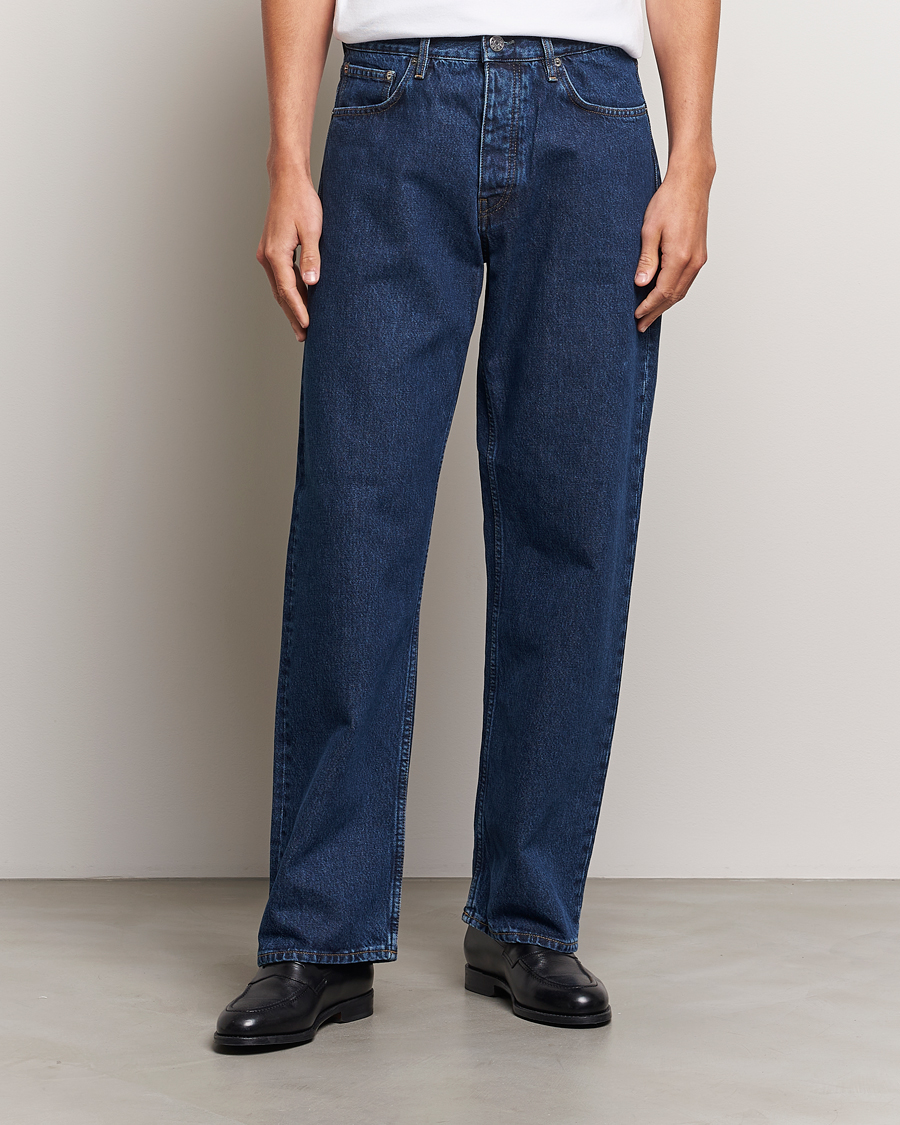 Herre |  | Sunflower | Loose Jeans Rinse Blue