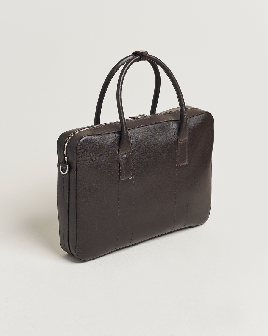 Herre | Oscar Jacobson Leather Briefcase Forastero Brown | Oscar Jacobson | Leather Briefcase Forastero Brown