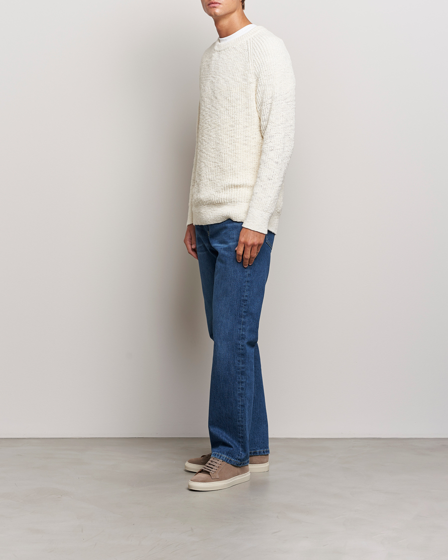 Herre | Trøjer | NN07 | Jacobo Heavy Knitted Sweater Cream