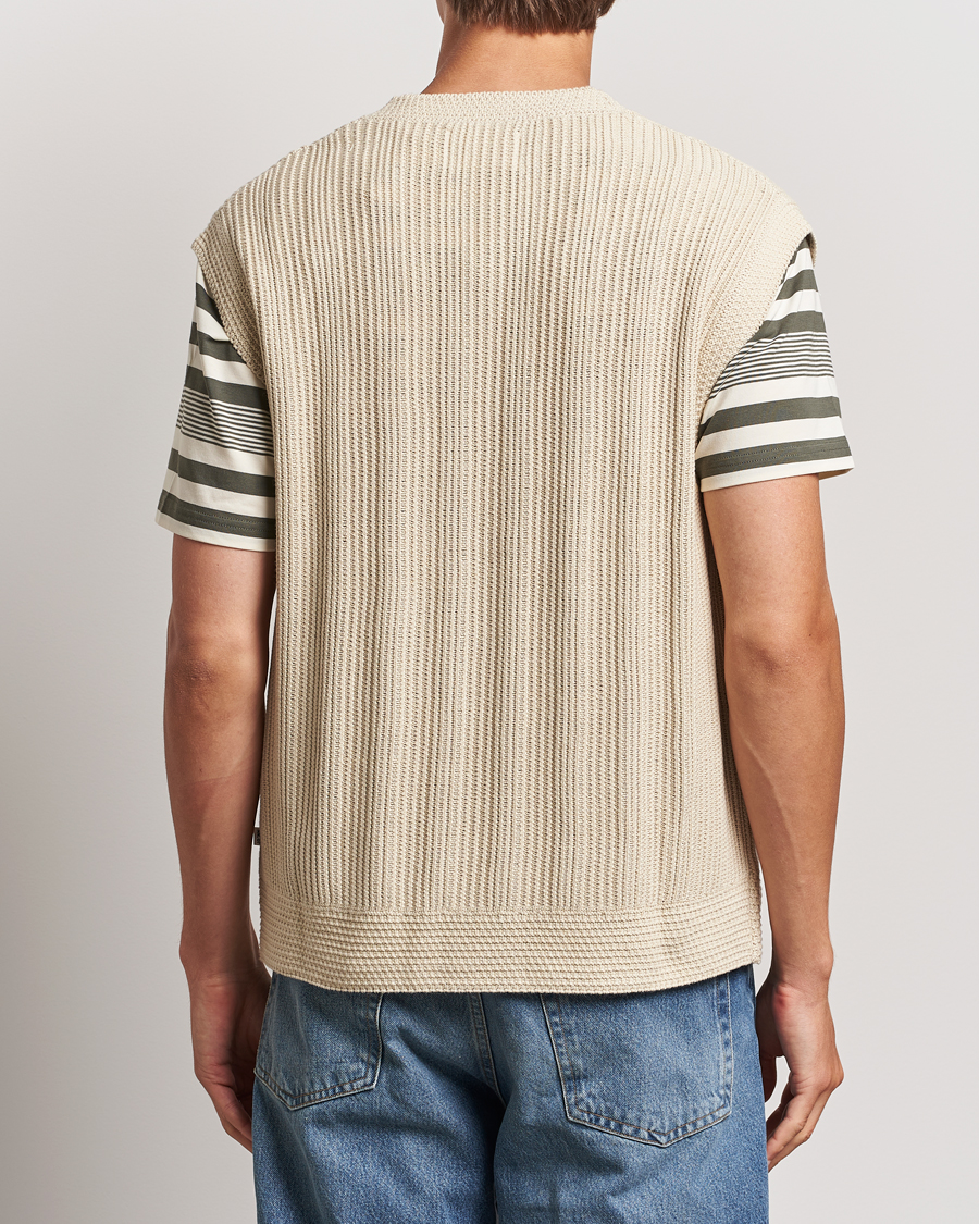 Herre | Trøjer | NN07 | Reece Knitted Vest Ecru