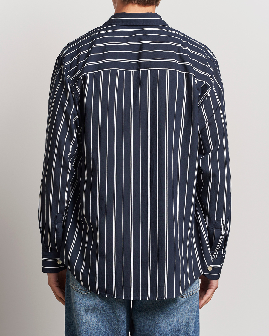 Herre | Skjorter | NN07 | Quinsy Striped Shirt Navy/White