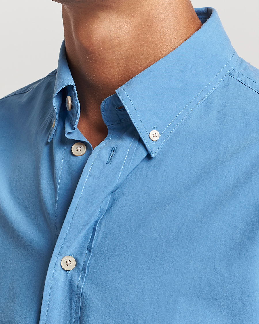 Herre | Skjorter | NN07 | Colby Lyocell/Cotton Button Down Shirt Blue Jasper