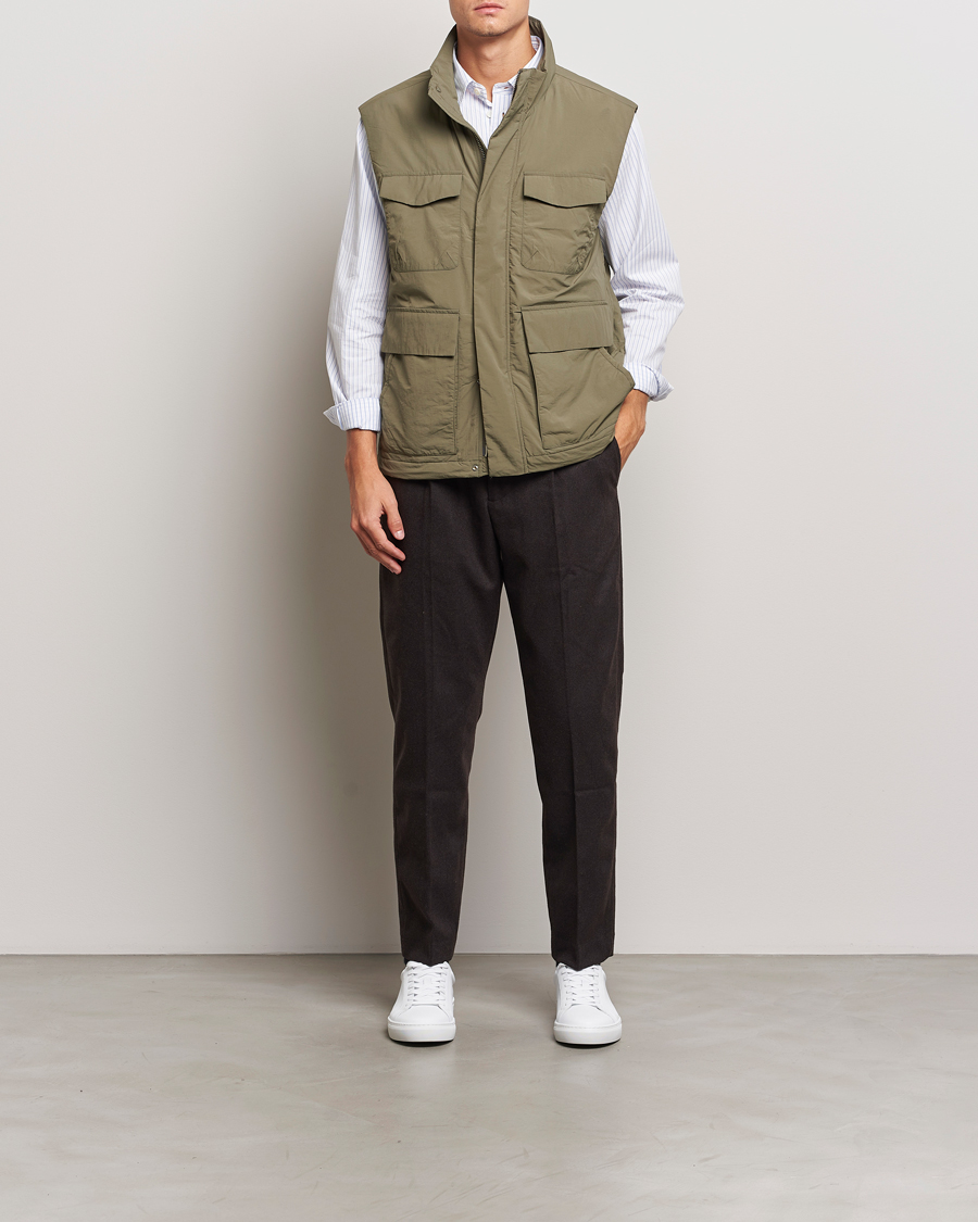 Herre | Jakker | NN07 | Perry Nylon Padded Vest Capers Green