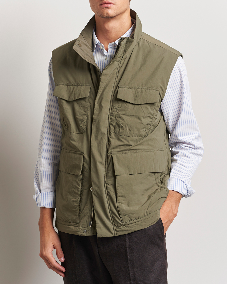 Herre | Jakker | NN07 | Perry Nylon Padded Vest Capers Green