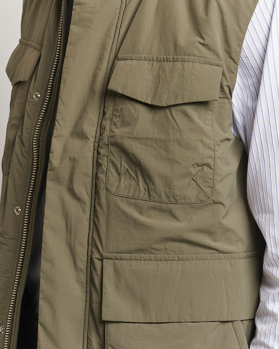 Herre | Jakker | NN07 | Perry Nylon Padded Vest Capers Green