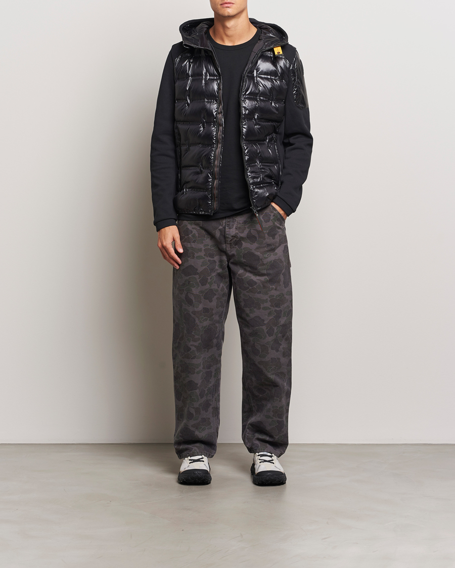 Herre | Jakker | Parajumpers | Gyles Piquet Puffer Hybrid Jacket Black