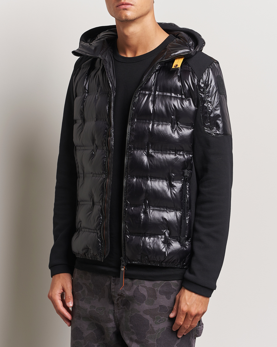 Herre | Jakker | Parajumpers | Gyles Piquet Puffer Hybrid Jacket Black