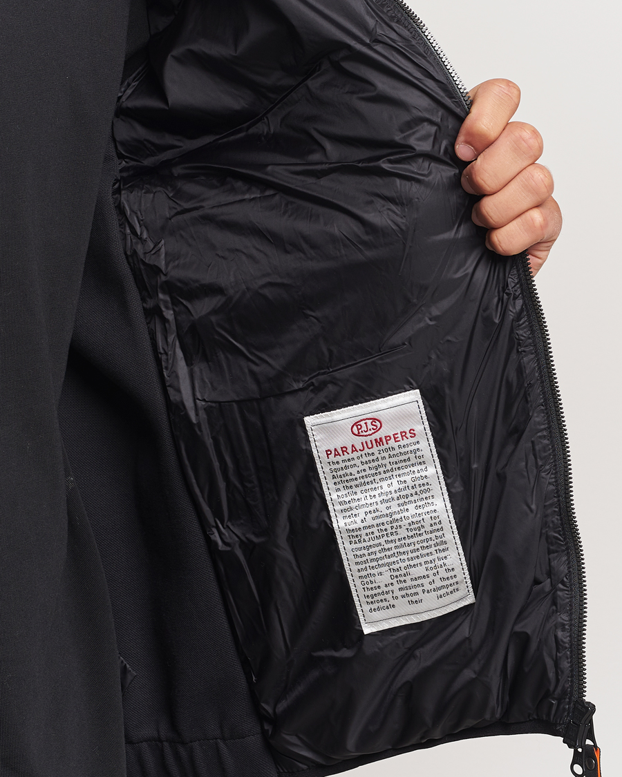 Herre | Jakker | Parajumpers | Gyles Piquet Puffer Hybrid Jacket Black