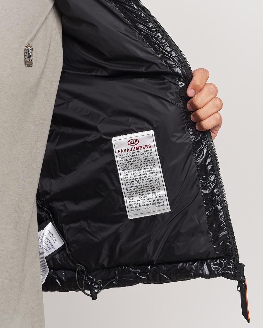 Herre | Jakker | Parajumpers | Miroku Techno Puffer Hodded Jacket Black