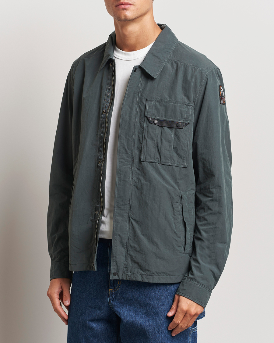 Herre | Jakker | Parajumpers | Miura Peached Poplin Shirt Jacket Green Gables