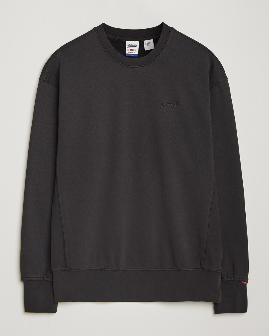 Herre | Trøjer | Levi's | Garment Dyed Authentic Crew Neck Sweatshirt Black