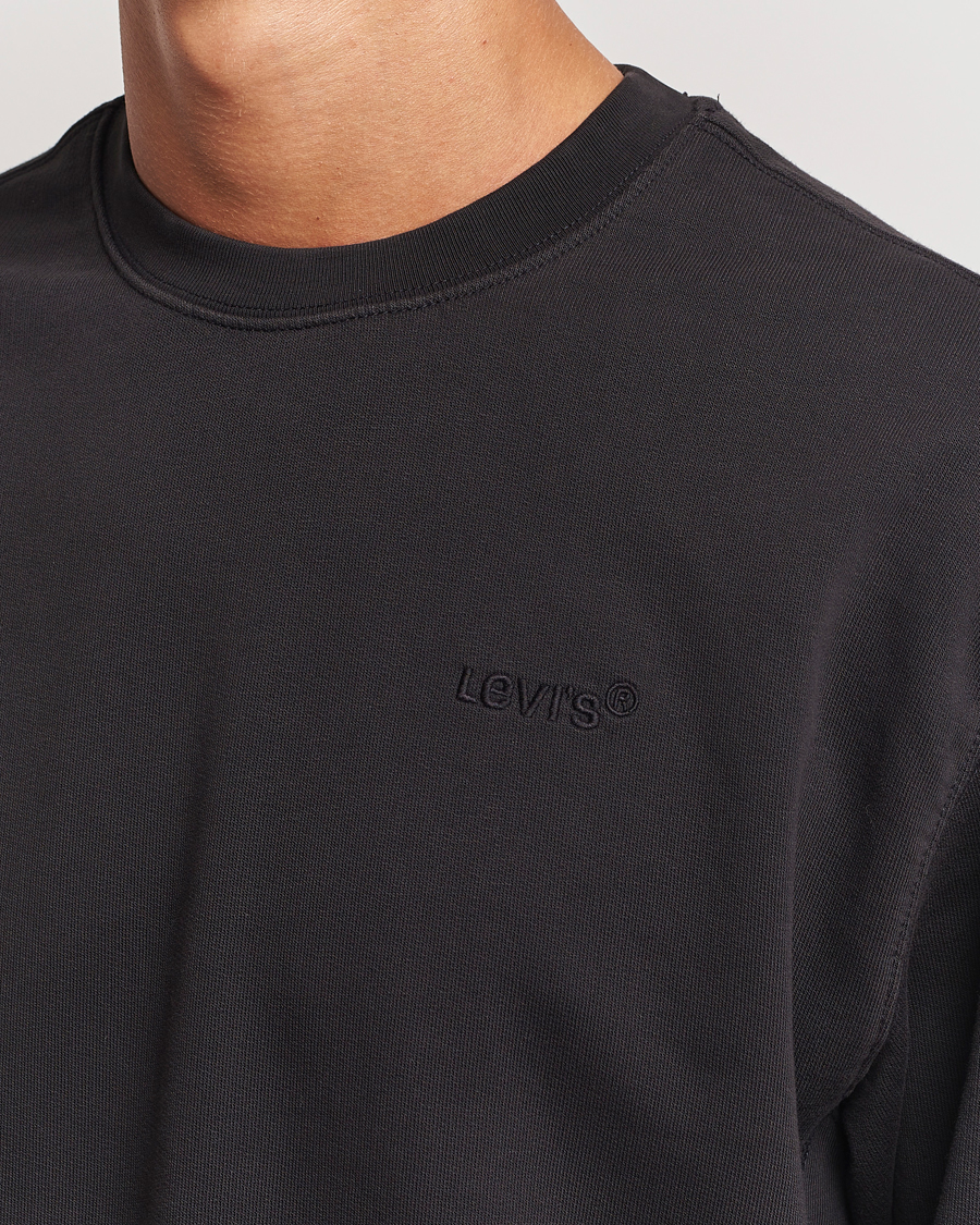 Herre | Trøjer | Levi's | Garment Dyed Authentic Crew Neck Sweatshirt Black