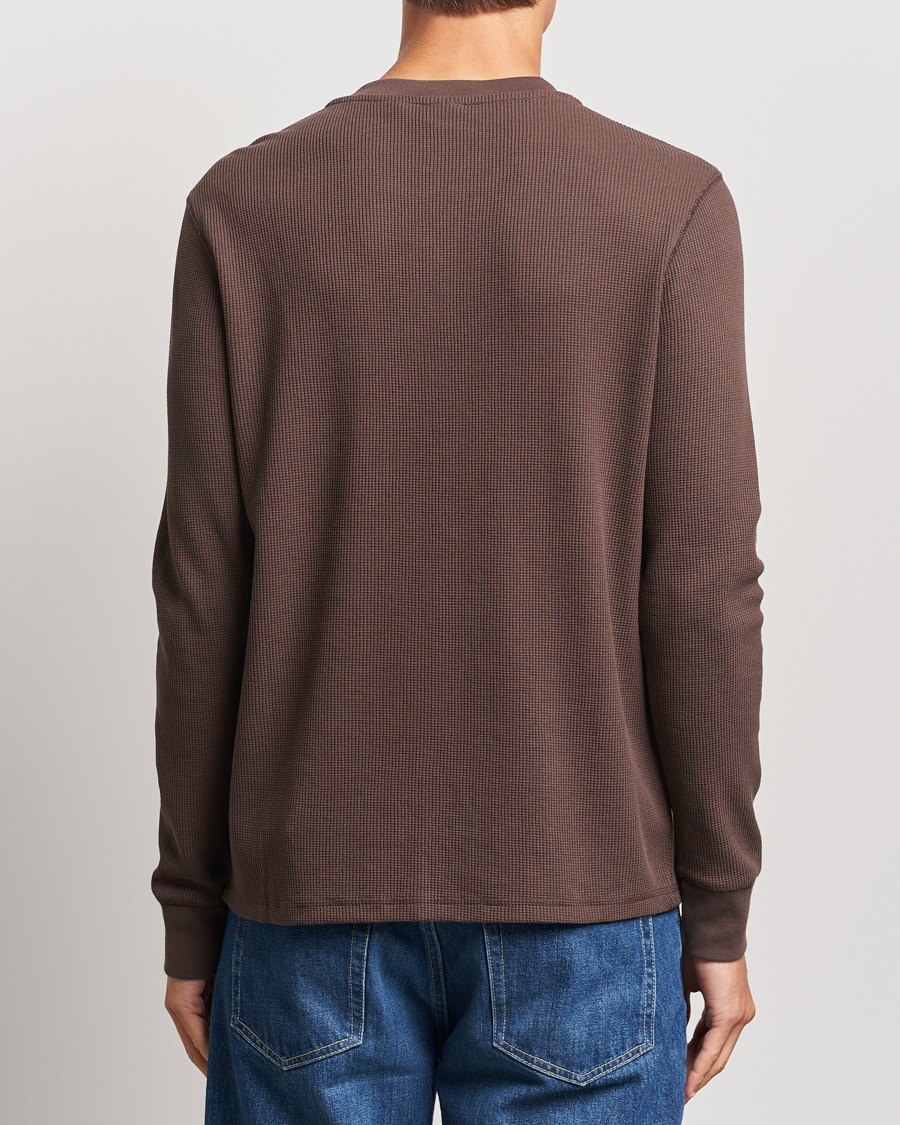 Herre | Trøjer | Levi's | Thermal Henley Chocolate Brown