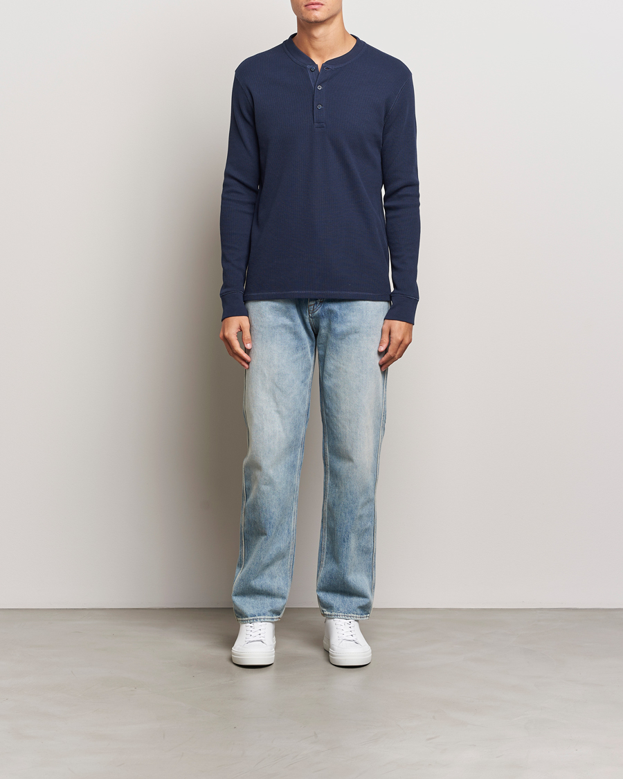 Herre | Trøjer | Levi's | Thermal Henley Navy Blazer