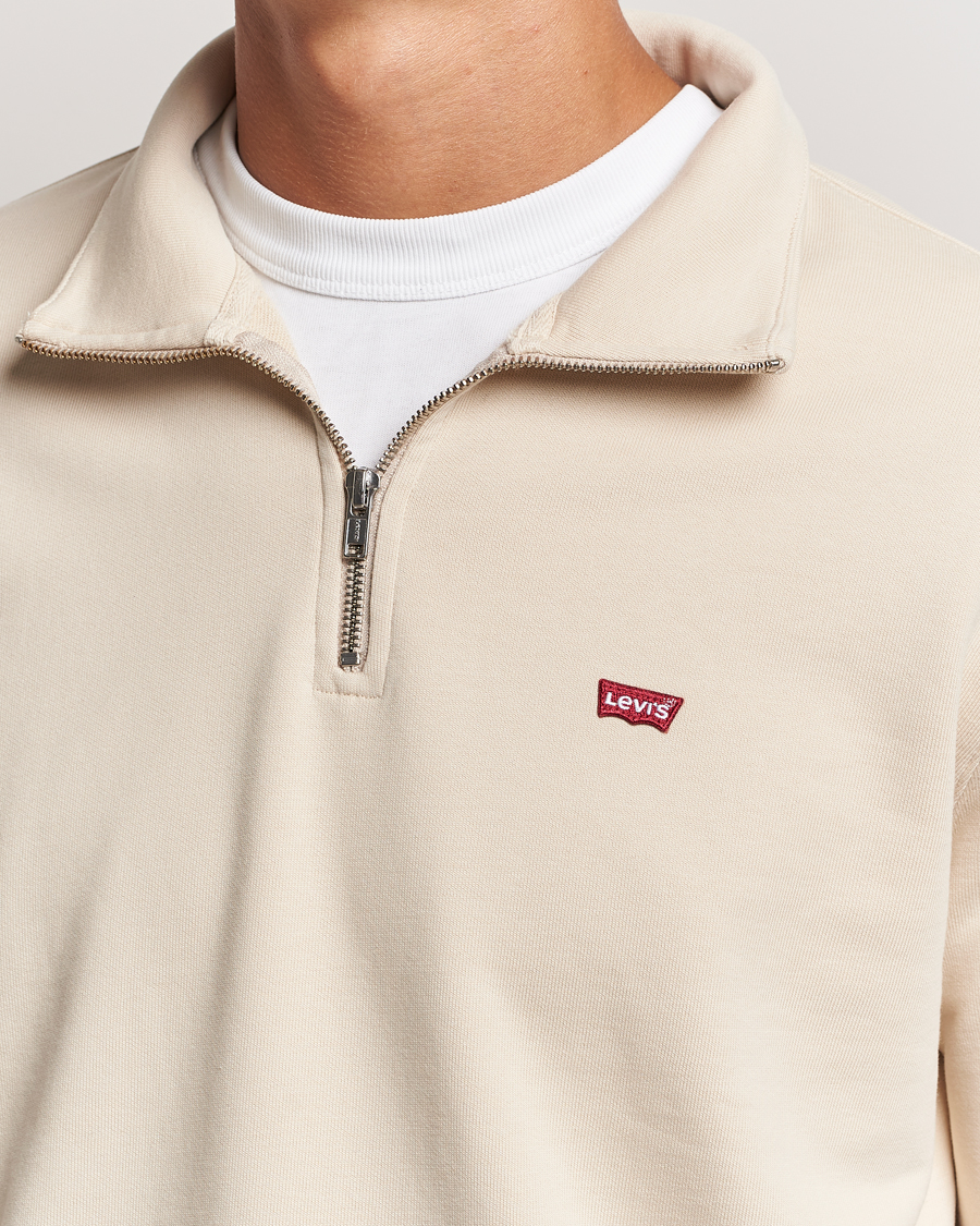 Herre | Trøjer | Levi's | Original Half Zip Sweater Fog
