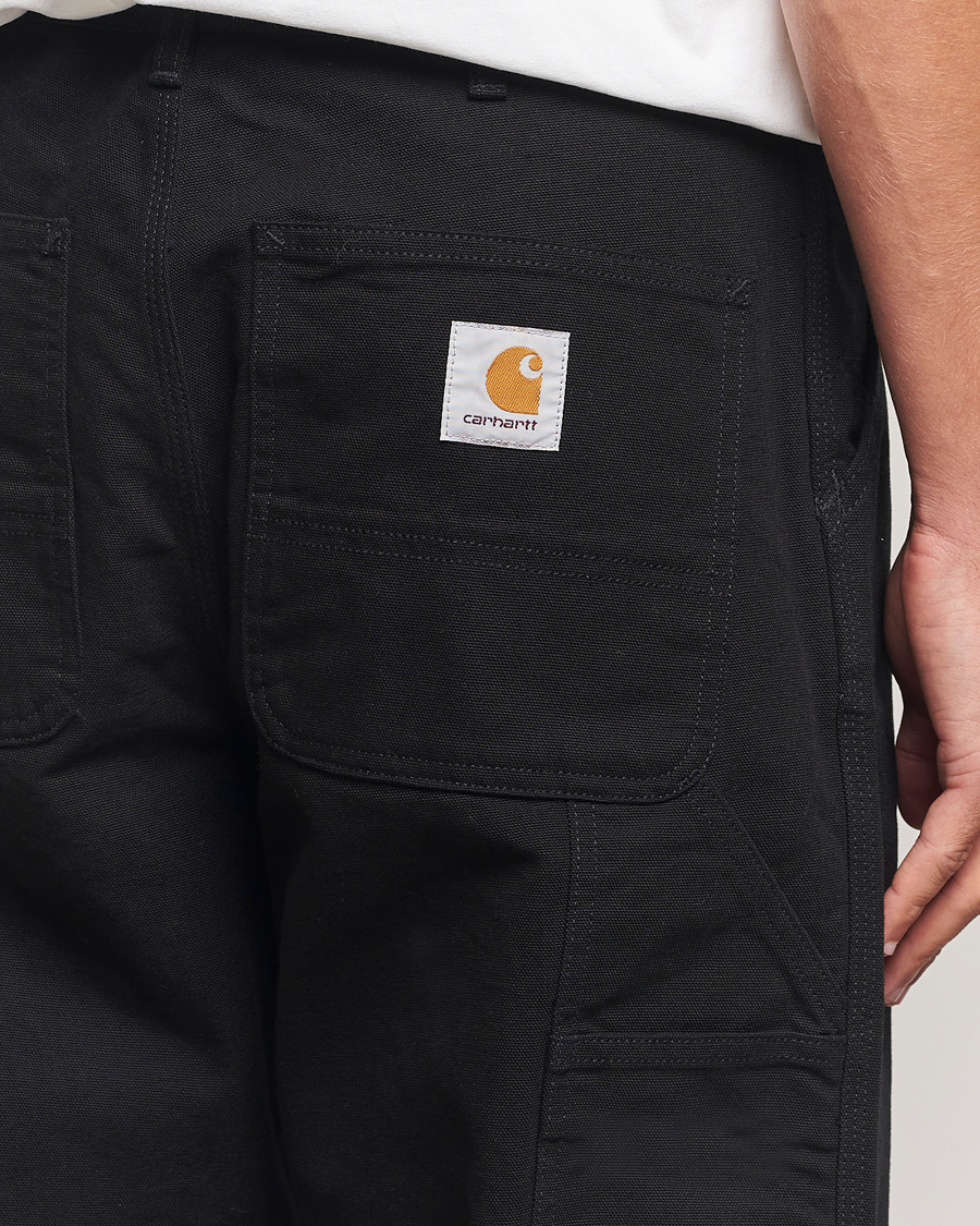 Herre | Bukser | Carhartt WIP | Single Knee Pants Dearborn Canvas Black