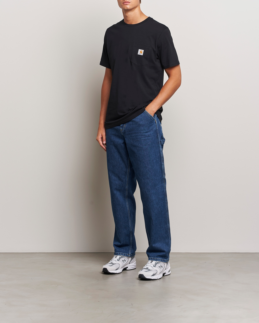 Herre | T-Shirts | Carhartt WIP | Pocket Cotton T-Shirt Black
