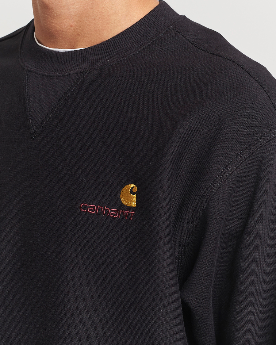 Herre | Trøjer | Carhartt WIP | American Script Sweatshirt Black