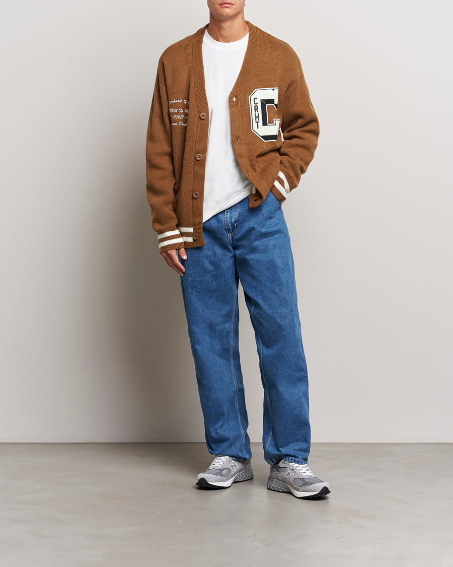 Herre | Trøjer | Carhartt WIP | Brown Ducks Cardigan Hamilton Brown