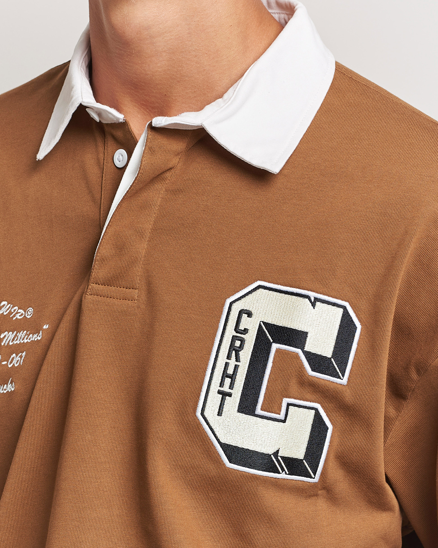 Herre | Trøjer | Carhartt WIP | Brown Ducks Rugby Shirt Hamilton Brown