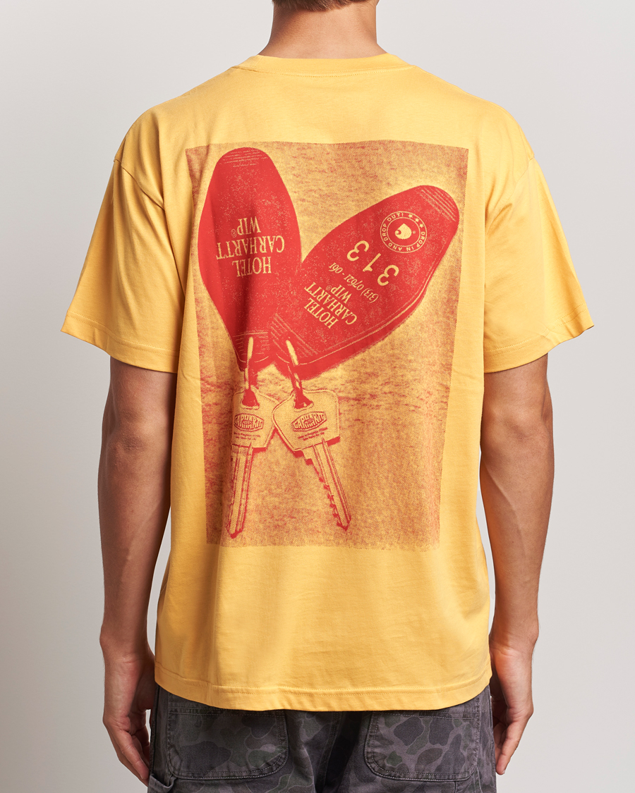 Herre | T-Shirts | Carhartt WIP | Hotel Keys Organic Cotton T-Shirt Winter Spice