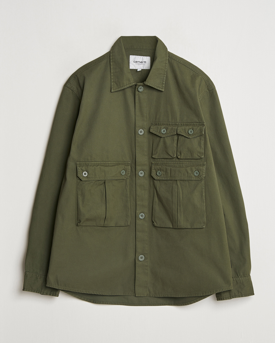 Herre | Skjorter | Carhartt WIP | Tracker Cotton Twill Shirt Office Green