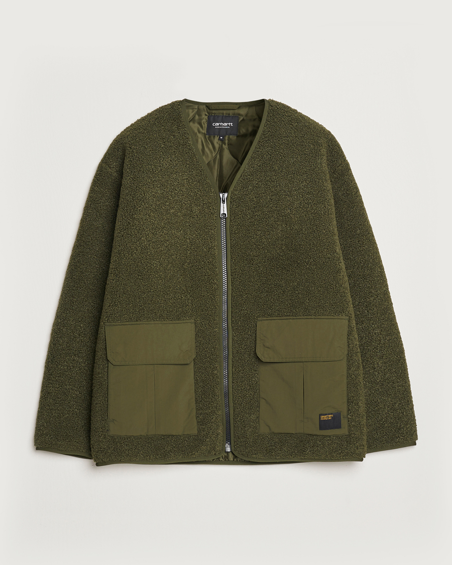 Herre | Trøjer | Carhartt WIP | Devin Pile Liner Office Green