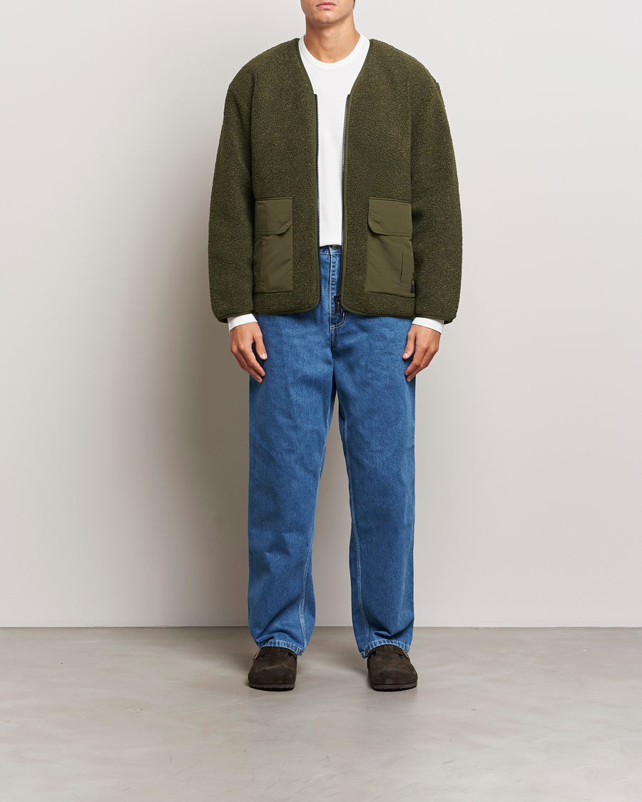 Herre | Trøjer | Carhartt WIP | Devin Pile Liner Office Green