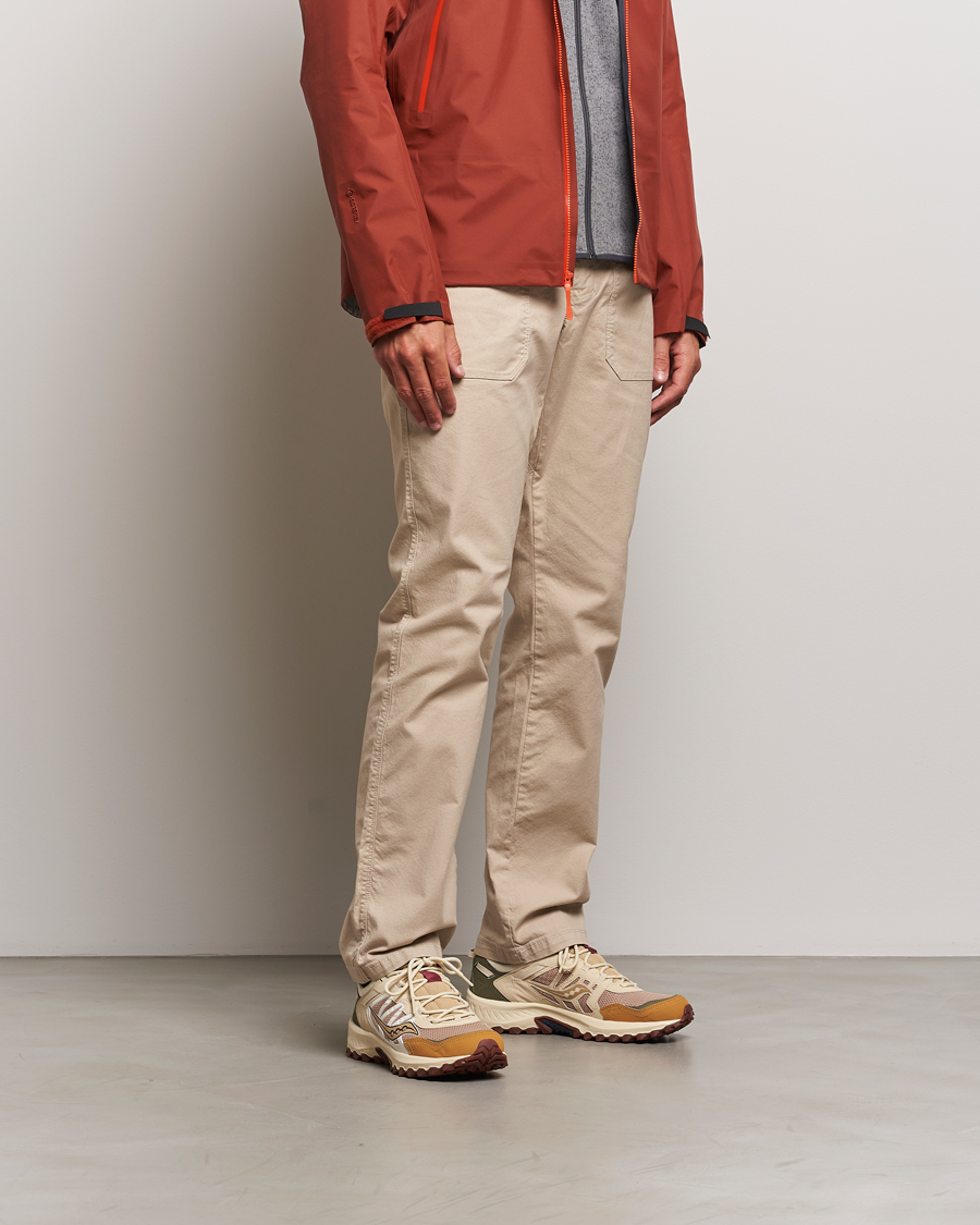Herre | Saucony Grid Peak Trail Sneaker Tan/Chino Green | Saucony | Grid Peak Trail Sneaker Tan/Chino Green