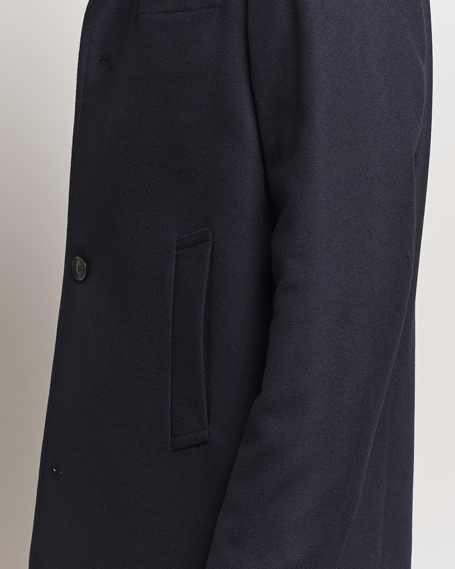 Herre | Jakker | J.Lindeberg | Jesse Melton Cashmere Coat Navy