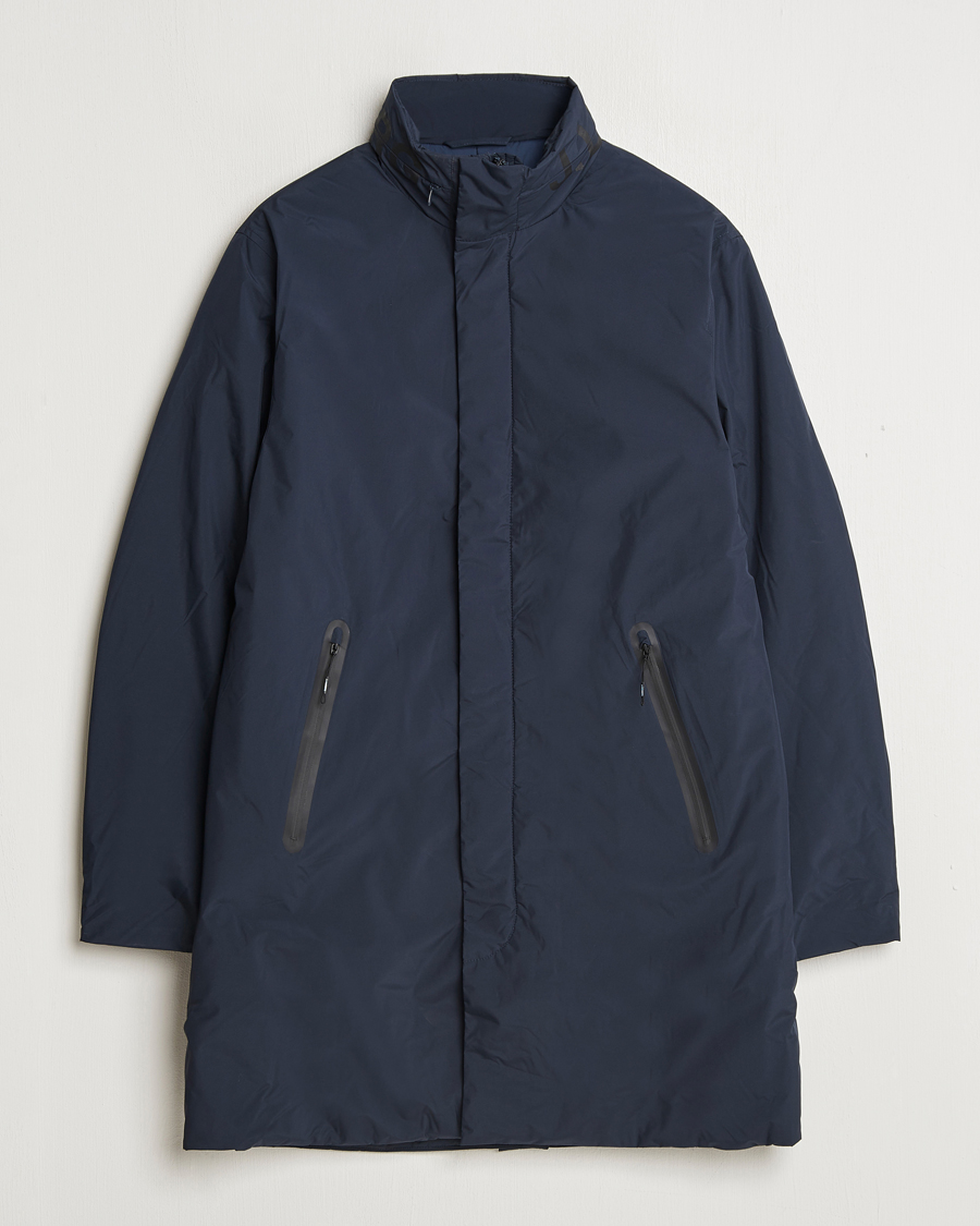 Herre | Jakker | J.Lindeberg | Hollis Tech Coat Navy