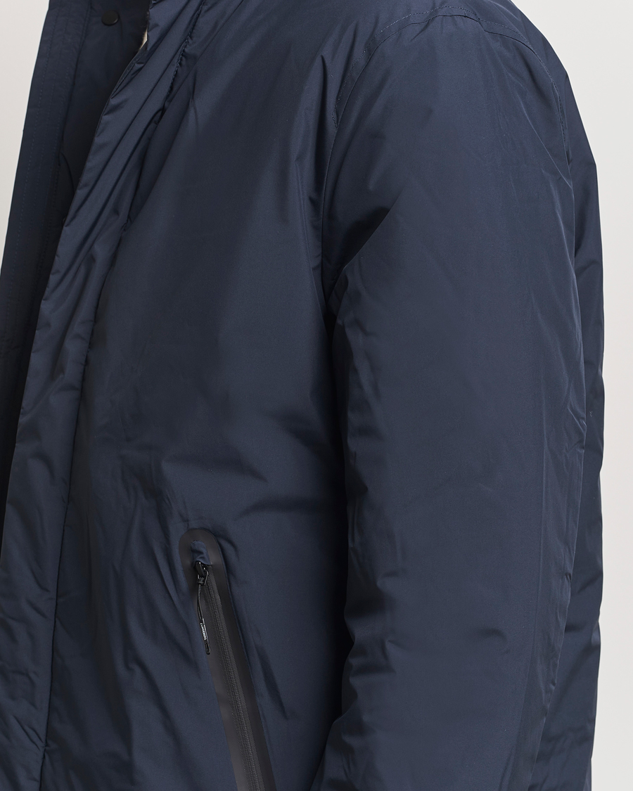 Herre | Jakker | J.Lindeberg | Hollis Tech Coat Navy