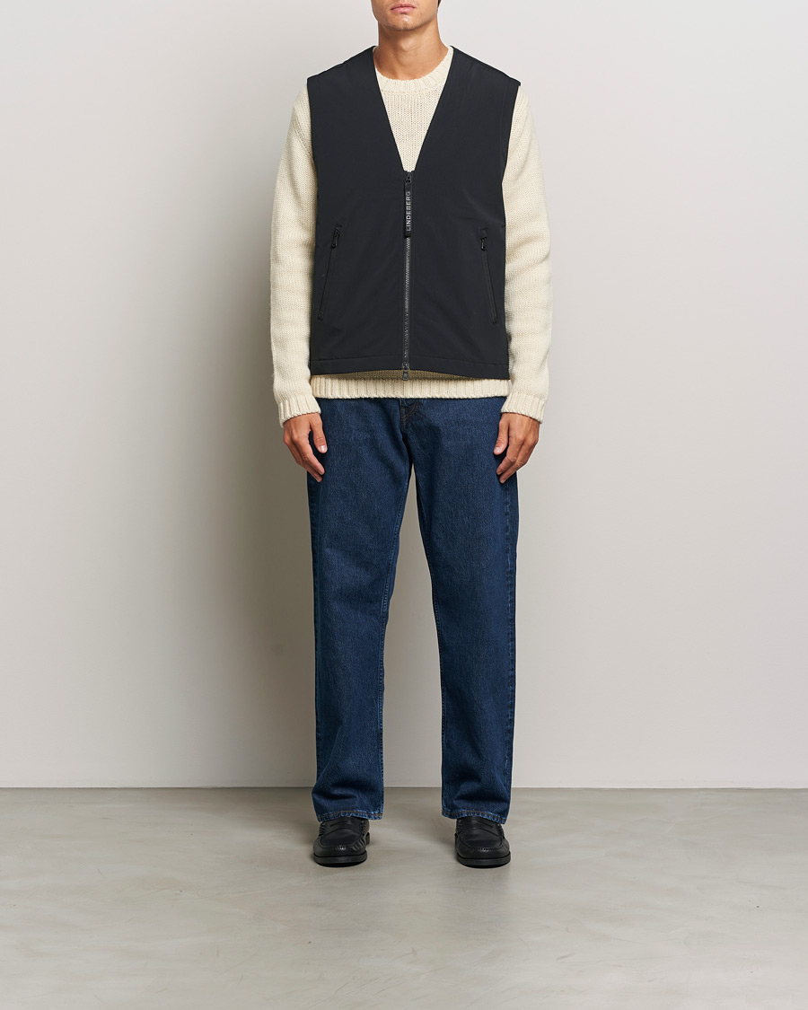 Herre | Jakker | J.Lindeberg | Cain Primaloft Padded Vest Black