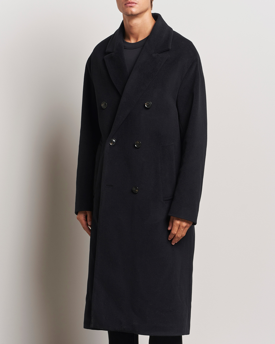 Herre | Jakker | J.Lindeberg | Willy Wool Coat Black