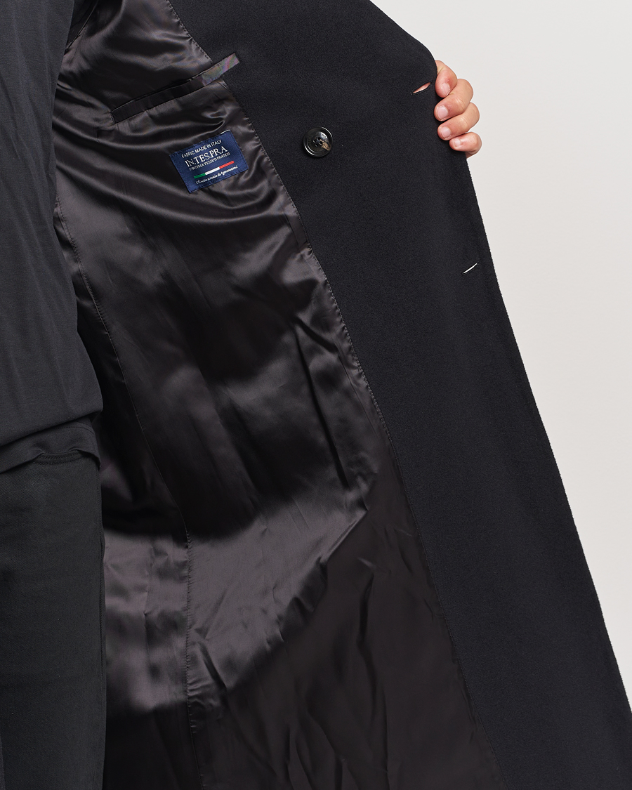 Herre | Jakker | J.Lindeberg | Willy Wool Coat Black
