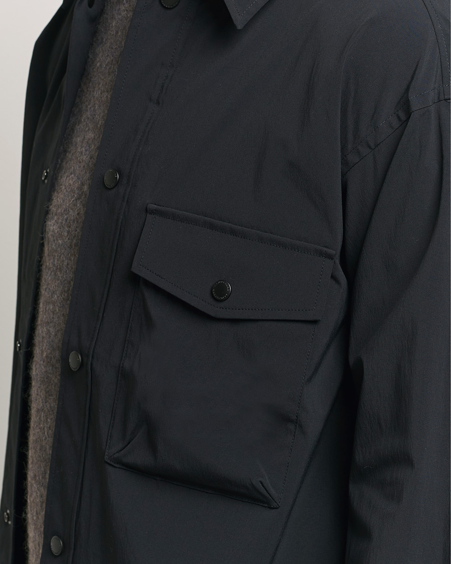 Herre | Skjorter | J.Lindeberg | Howard Tech Press Stud Shirt Black