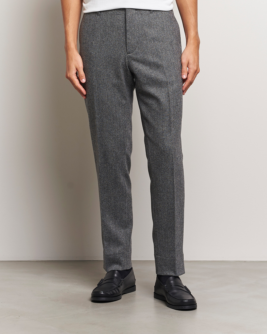 Herre | Bukser | J.Lindeberg | Soren Twill Cash Flannel Pants Night Owl