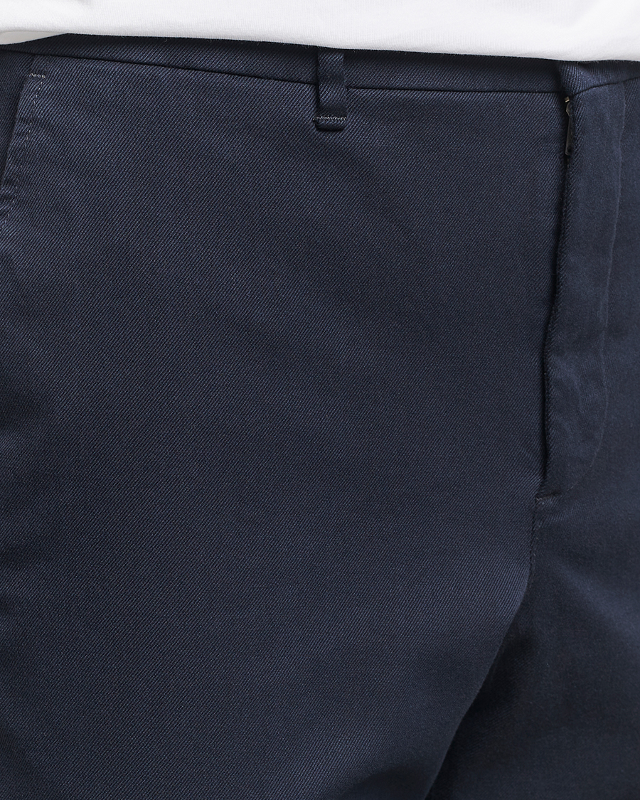 Herre | Bukser | J.Lindeberg | Lois Flannel Twill Pants Navy